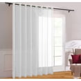 thumbnail image 3 of Cortina Traslúcida Ideal para Cualquier Espacio del Hogar Filtro de Luz Solar, Incluye 1 Panel, Medidas: 145 cm x 215 cm, con Aros Metálicos Mod. Blanco, 3 of 5
