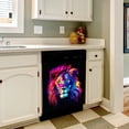 thumbnail image 3 of Colorful Lion Art(2) Dishwasher Magnet Cover Decorative Sticker for Home Cabinet Kitchen 23" x26", 3 of 5