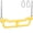 Yellow, variant on Swing Set Stuff Inc. Combo Trapeze with 3 Ft. Uncoated Chain (Green)