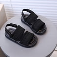 thumbnail image 6 of Owordtank Toddler Girls Beach Sandals Breathable Adjustable Straps Open Toed Non Slip Water Sandals for Beach Swim Pool, 6 of 8
