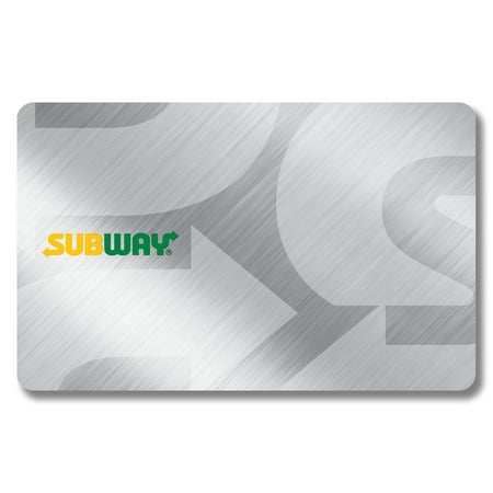 Subway $15 Gift Card (Best Restaurant Gift Certificates)