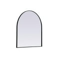 thumbnail image 5 of Elegant Decor Metal Frame Arch Mirror 33x36 Inch in Black, 5 of 10