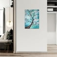 thumbnail image 3 of Blue Tree Decor Wall Art God Says You Are Rustic Tree of Life Pictures Wall Decor Christian Canvas Painting Prints Artwork Framed for Bathroom Bedroom Living Room 12"x16", 3 of 6