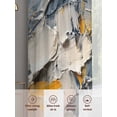 thumbnail image 6 of Abstract Ombre Sheer Curtains 96 Inch Length 2 Panels Set, Modern Farmhouse Chic Oil Painting Voile Window Treatment Semi Sheer Long Curtains Drapes for Bedroom/Living Room/Kitchen 52"x96"x2, 6 of 7