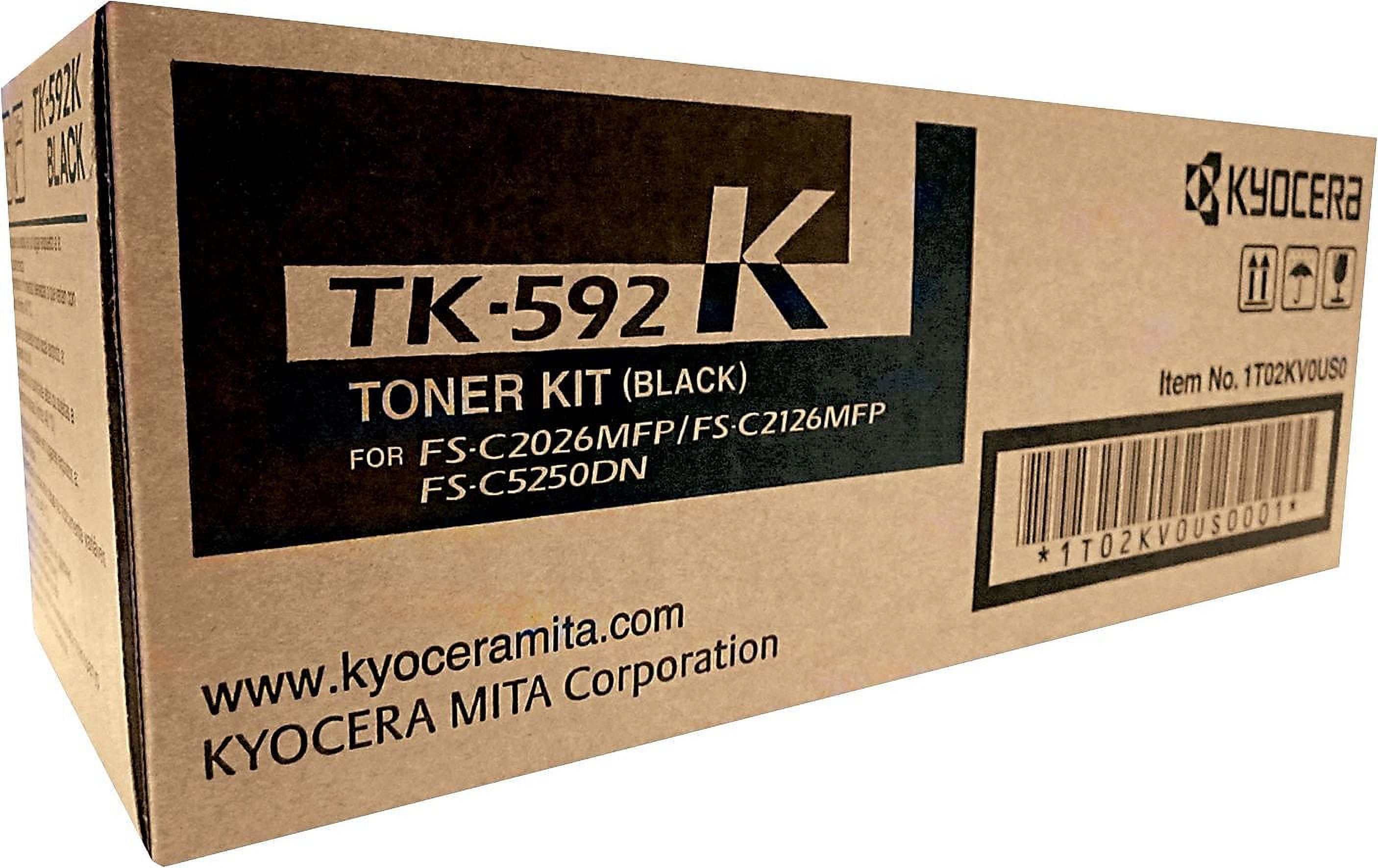 Kyocera, KYOTK592K, FS-2026MFP Toner Cartridge, 1 / Each - image 2 of 2