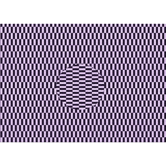 Ahgly Company Machine Washable Indoor Rectangle Transitional Dark Purple Area Rugs, 2' x 4'
