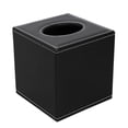 thumbnail image 1 of Caja de pañuelos desechables de poliuretano, dispensador de pañuelos, caja para servilletas, 2 colores a elegir Negro, 1 of 9
