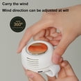 thumbnail image 6 of 1 pc Portable Clip-On Mini Fan with 60 Blades & 360° Airflow – USB Rechargeable 900mAh Personal Fan, 5-Hour Runtime, Quiet Operation for Outdoor, Gym, Office & Travel, 6 of 7