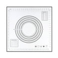 thumbnail image 1 of Silicone Making Baking Mat BBQ Mat with Clear Scale Design Washable Rotatable for Home Kitchen Daily Use, 1 of 8
