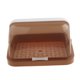 thumbnail image 4 of Portavasos de mesa, caja de almacenamiento de vajilla con escurridor, bandeja de drenaje Caqui, 4 of 9