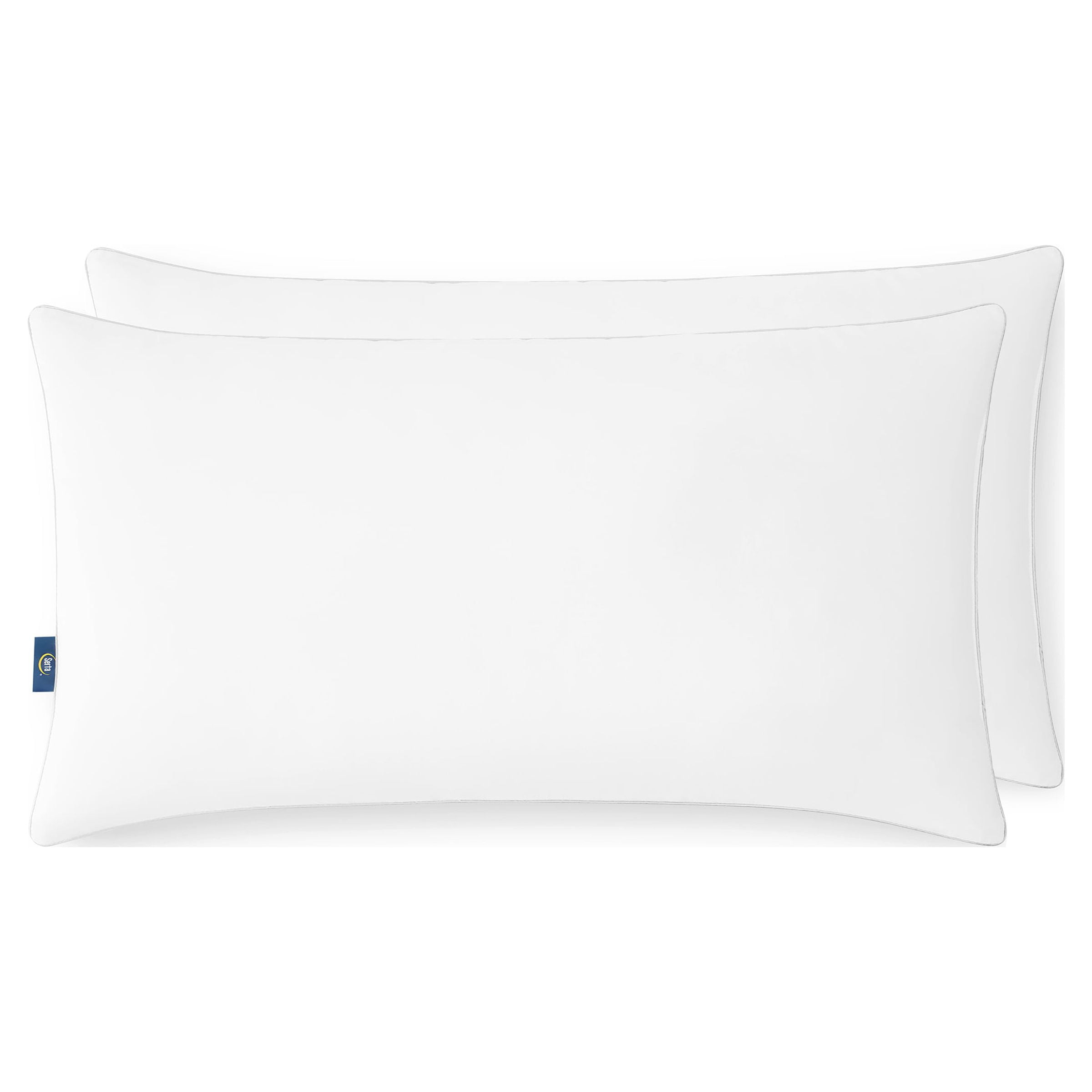 Sertapedic Endless Comfort Bed Pillow, King, 2 Pack