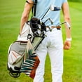 thumbnail image 3 of ONETECH Palm Leaf Rainbow Geometric Abstract Art Golf Towel 24x16in 1PC, 3 of 7