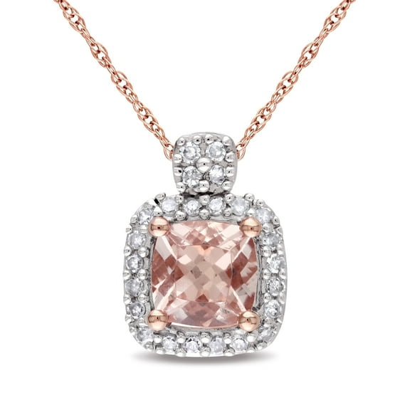 Everly Women's Morganite 10k Rose Gold Necklace