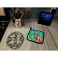 thumbnail image 4 of Carolines Treasures DAC3996PTHD 7.5 x 7.5 in. Unisex Hippie Animal Cow Pair of Pot Holders, 4 of 5
