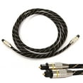 thumbnail image 4 of Methold Nuevo 3 metros OD6.0 a Cable de Audio de fibra óptica trenzado Cable de repuesto para 360 PS3 Laptop Type10 NO10, 4 of 6