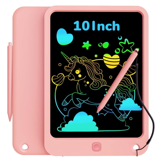 Tableta de escritura LCD KOKODI de 10 pulgadas colorida para niños de 3 a 12 años