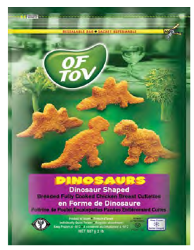 Of Tov Chicken Dinosaur PY 907g