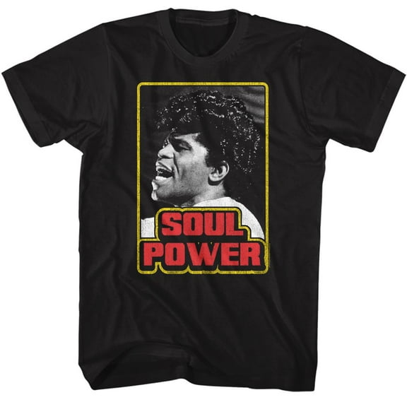 James Brown Soul Power Black T-Shirt