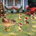 thumbnail image 3 of Christmas Chicken Outdoor Decorations, Christmas Yard Sign with Stakes, Cat Animal Garden Stakes Yard Art for Ground Yard Lawn Porch Sidewalk Xmas Winter Holiday Decorations, 3 of 7