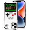 thumbnail image 4 of Caja 2 en 1 para teléfono con consola de juegos con pantalla a color, adecuada para iPhone 14, 14 pro, blanca, 4 of 11