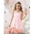 thumbnail image 4 of Arshiner Girls Spaghetti Strap Dress Toddler Summer Dresses Kids Beach Casual Sundresses with Pockets, 4 of 5