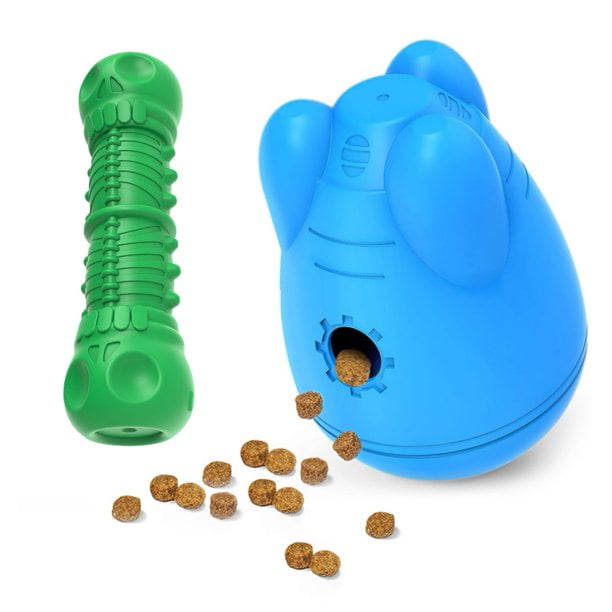 Clearance Treat Dispensing Dog Toys Interactive, Wobble Dog Puzzle Toys For  Large Medium Dogs - IQ Dog Treat Ball, Dog Food Dispenser Toy, Interactive  Dog Toy 