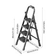 thumbnail image 3 of 4 Step Ladder Folding Step Ladder Foldable Step Ladder, 3 of 5