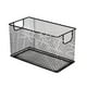 thumbnail image 5 of Organizador de cesta de almacenamiento de alambre de malla Organización de suministros de oficina Cesta de alambre Mesh Bin de almacenamiento abierto Negro, 5 of 8