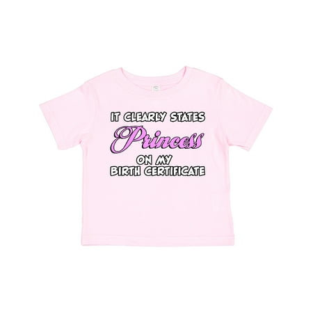 

Inktastic Princess Gift Toddler Toddler Girl T-Shirt
