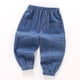 thumbnail image 2 of Odeerbi 2-10 Años Niños Niñas Pantalones Vaqueros Jogger Color Sólido Cintura Media Vaqueros Con Bolsillo, 2 of 8