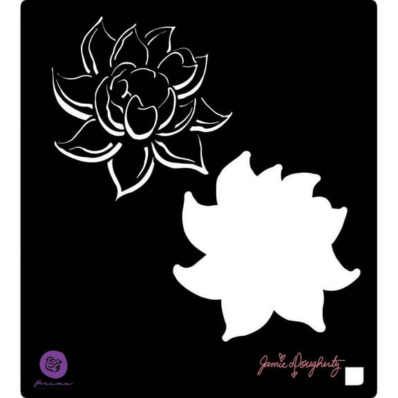 PRIMA MARKETING INC Jamie Dougherty Bloom Stencil, 6x6 UPC 655350980375