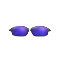 Walleva Purple Polarized Replacement Lenses For Oakley Fast Jacket OO9097 Sunglasses
