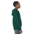 thumbnail image 2 of Jerzees Youth NuBlend Full Zip Hooded Sweatshirt, L, Black, 2 of 2