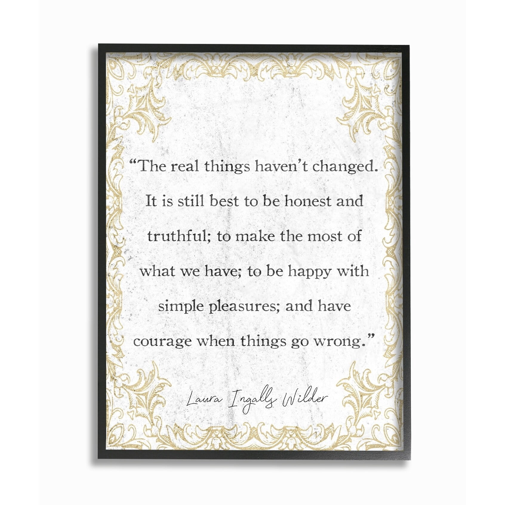 The Stupell Home Decor Collection Real Things Havent Changed Framed Giclee Wall Art