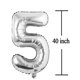 thumbnail image 1 of Globos de 50 Números Plata 50 Años de Edad Grande Grande Gigante Jumbo Foil Mylar Number G Jonhamwelbor Jonhamwelbor, 1 of 2