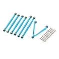 thumbnail image 1 of Enlace de varilla de aluminio para piezas modificadas de orugas RC Axial SCX24 AXI90081 Azul, 1 of 5