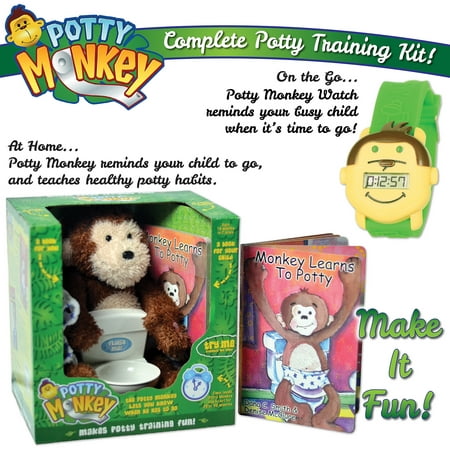 Potty Monkey with Potty Monkey Watch for Best Potty Training