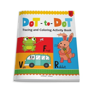 Preschool Activity Books: Dot-To-Dot: Tracing and Coloring (Paperback)