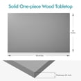 thumbnail image 4 of Kaboon 48x26 inch Universal Table Top, Grey, 4 of 7