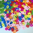thumbnail image 1 of BRIGHTFUFU 100pcs Number Cutouts Wood Number for Decorations with Wood Embellishments in Random Color, 1 of 3