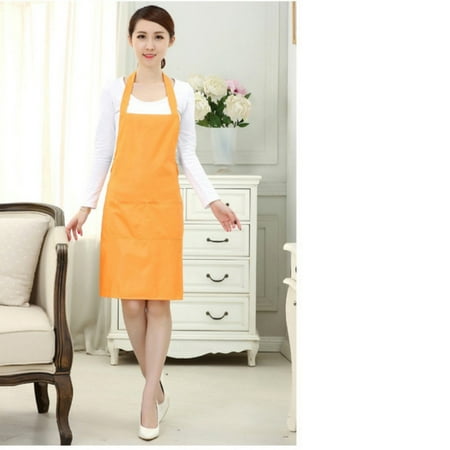 Chef Revival Bib Apron - Unisex Cooking Kitchen Chef Bib Apron Restaurant Crafting With Front Pocket