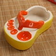 thumbnail image 1 of Stylish Ceramic Serving Dish for Snacks and Condiments with Unique Flip Flops Design Ideal for Party Dining Events, 1 of 3