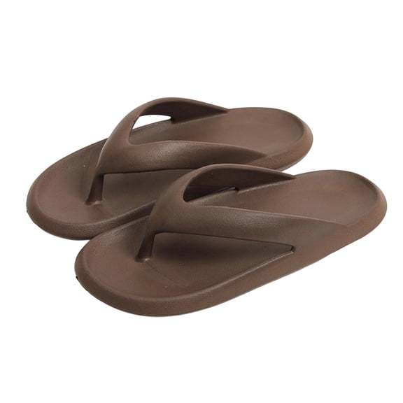Coffee Sandals Flip Flops Beach Shoes Water-Friendly Outdoor Casual Slide Sandals For Men And Women Non-Slip Sole Summer Shower Travel Footwear Lightweight 0.37 Pounds