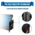 thumbnail image 2 of Fat Cat Original 3 in 1 Air Hockey, Billiards, & Table Tennis Game Table, Blue, 2 of 6