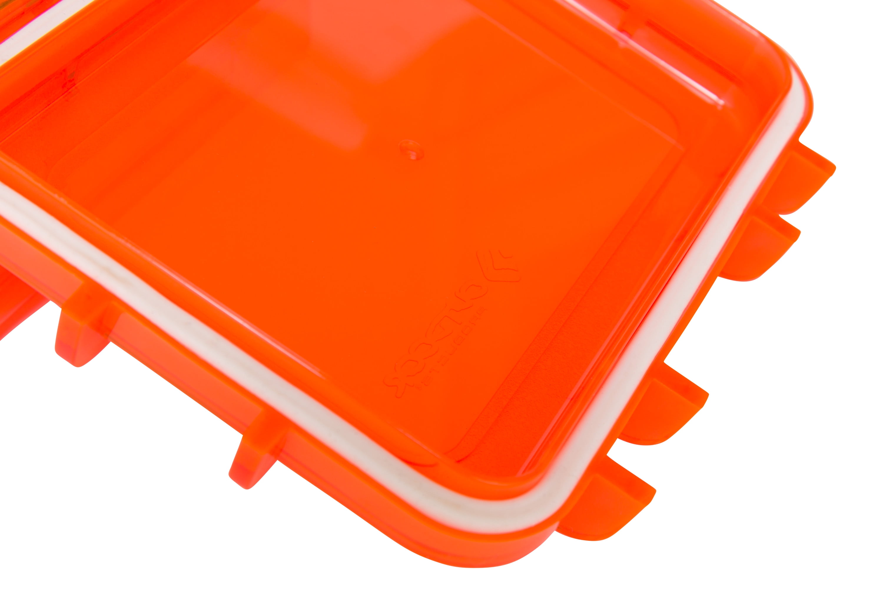 Outdoor Products Small Watertight Dry Box, Orange, Polycarbonate, Solid Print