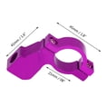 thumbnail image 2 of LLC Support de Rétroviseur de Moto 10mm Support de Guidon Adaptateur de Miroir Pince, 2 of 6