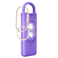 thumbnail image 2 of Alarma personal fuerte 130dB sirena y doble luz LED intermitente con llavero de cobre, 2 of 9