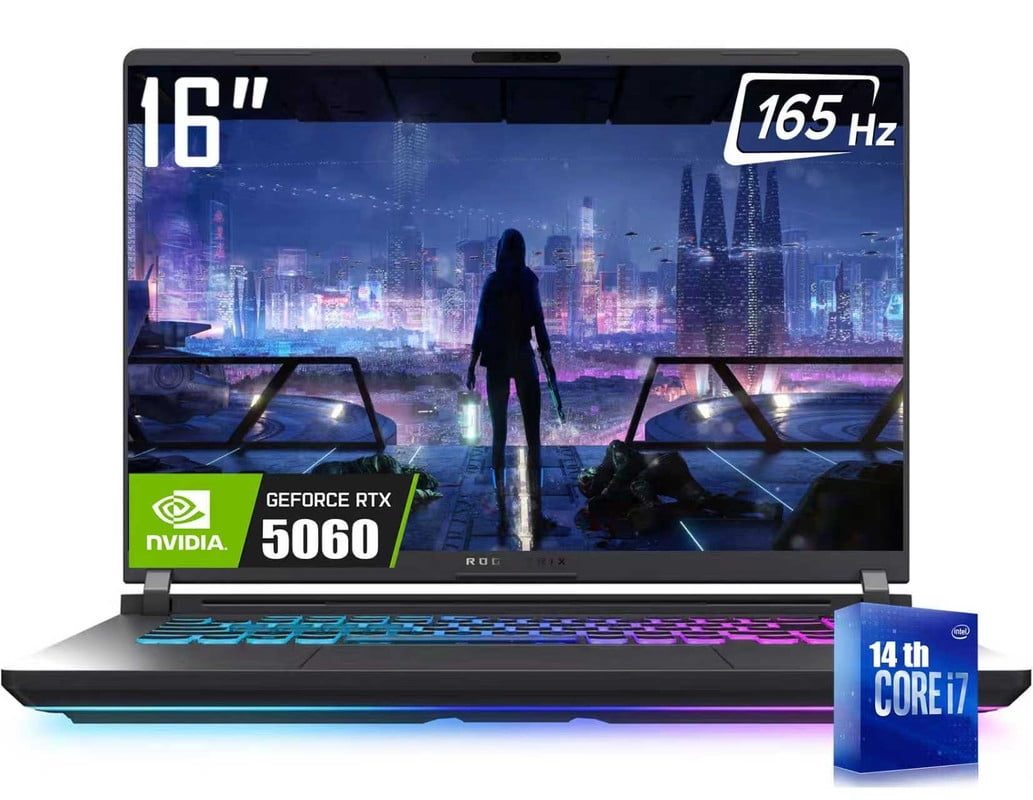 ASUS, ROG Strix G16 Gaming Laptop, G615JHR-DS74, Gray - Walmart.com