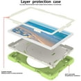 thumbnail image 6 of Dteck Case for Samsung Galaxy Tab A9+/A9 Plus 11Inch 2023, Heavy Duty Shockproof Rugged Cover with Portable Rotation Handle Stand Crossbody Shoulder Strap for Samsung X210/X216/X218,Green, 6 of 9