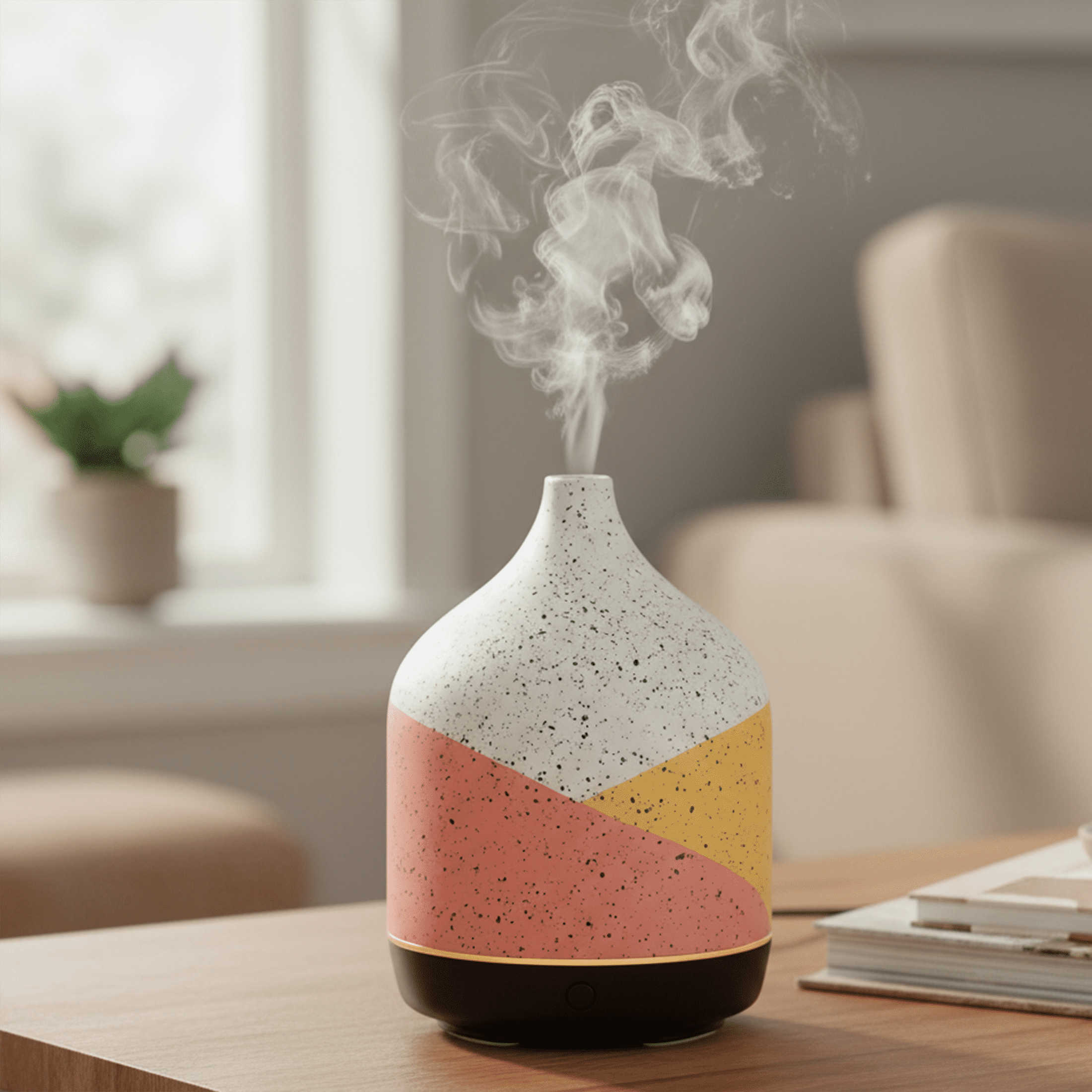 Mainstays Aromatherapy Essential Oil Diffuser, Cool Mist, Black, 100mL